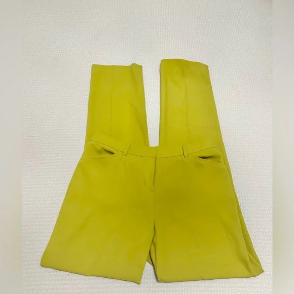 BCBGMaxazria chartreuse blazer pantsuit set - Picture 7 of 8